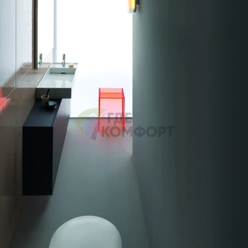 Тумба под раковину Laufen Kartell 120 см, серая галька, с 1 дверцей и 2 створками (4.0829.2.033.641.1) - фото 1