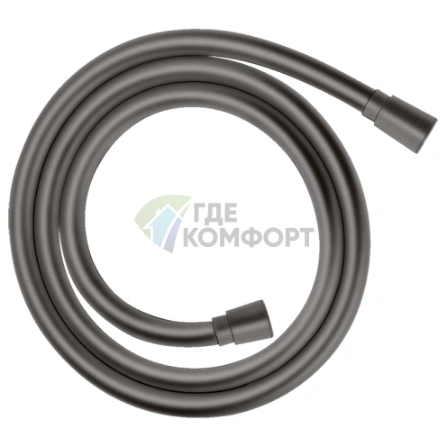 Душевой шланг HG Isiflex 1,25 м, шлифованный черный хром (28272340) - фото 1