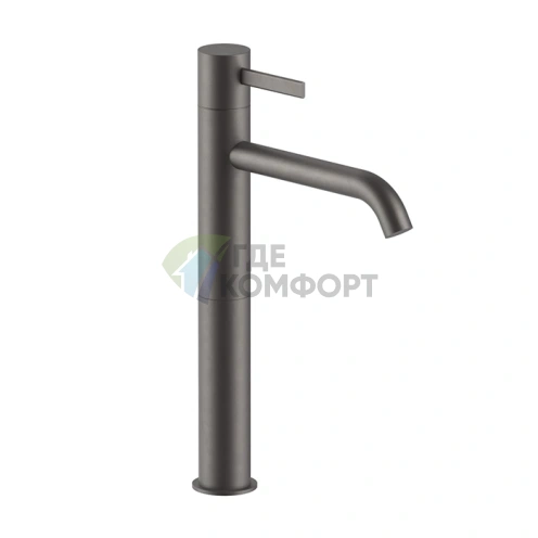 Смеситель для раковины Fantini AF/21 Matt Gun Metal PVD: 1 отв., излив 184 мм (27 P5 A706WF) - фото 1