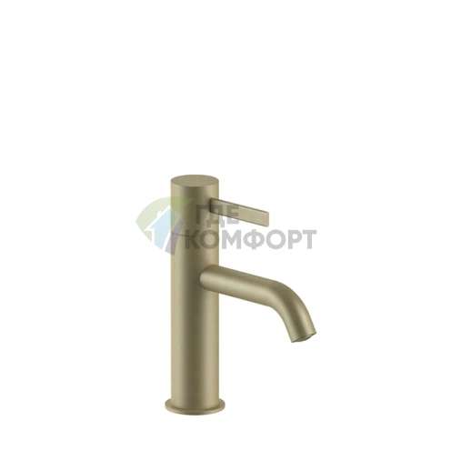 Смеситель для раковины Fantini AF/21 с золотым покрытием Matt British Gold PVD (27 P6 A704WF) - фото 1