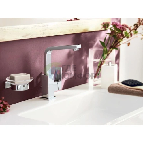 Смеситель Grohe Eurocube 2313500E для раковины с термостатом в стиле «куб» - фото 4