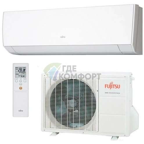 Инверторная сплит-система Fujitsu Airflow ASYG07LMCE/AOYG07LMCE-R - фото 1