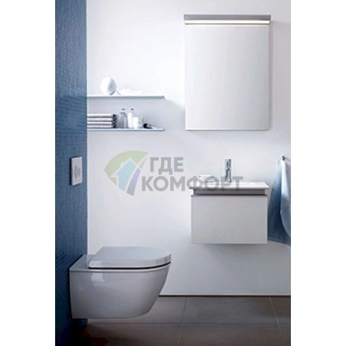 Подвесной унитаз Duravit Darling New — инновационный дизайн и стиль (2545090000) - фото 3