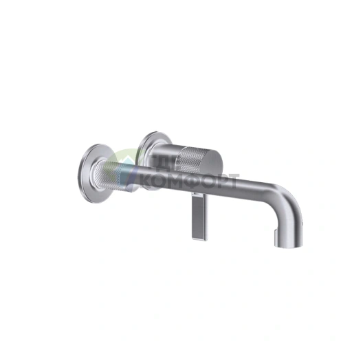 GESSI INCISO Встраиваемый смеситель для раковины с изливом 264-234 мм в цвете Finox Brushed Nickel (58089#149) - фото 1