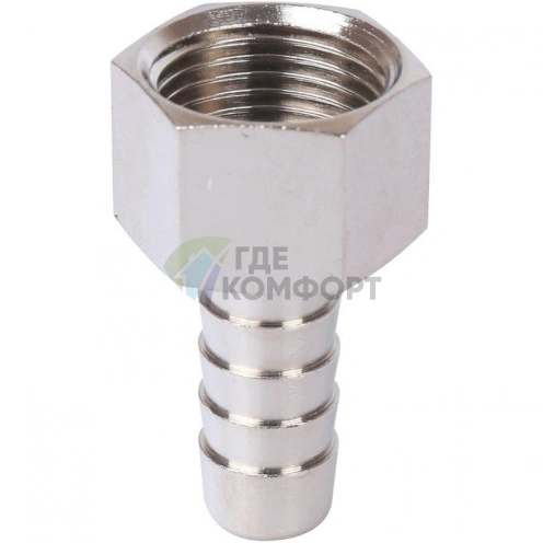 Штуцер ВР 1/2x20, никелированный Stout - фото 1