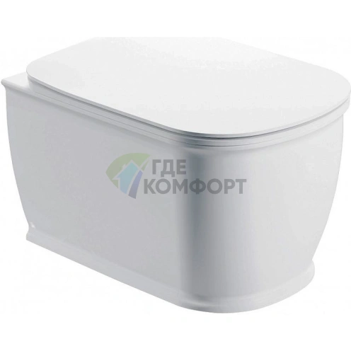 Подвесной унитаз BelBagno Prado BB10150CH: безободковая конструкция для безупречной чистоты - фото 1