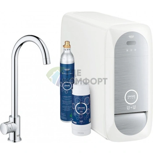 Кухонный кран Grohe Blue Home 31498000 для фильтрации и газирования воды - фото 1