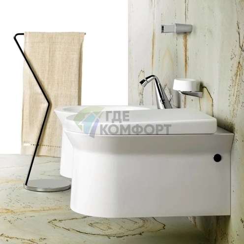 Смеситель для биде Gessi Cono однодырный с донным клапаном и шлангами, хром (45007#031) - фото 1