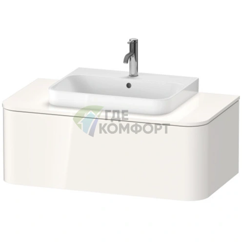 Тумба подвесная Duravit Happy D.2 Plus 354x1000x550мм, белая глянцевая (HP494102222) - фото 1
