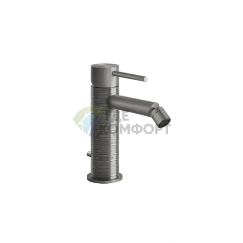 Смеситель для биде GESSI 316 Steel Brushed с донным клапаном (54307#239) - фото 1