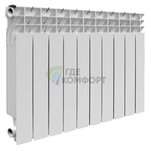 Радиатор биметаллический Smart Installations 5000010 BiStyle 500 10 секций - фото 1