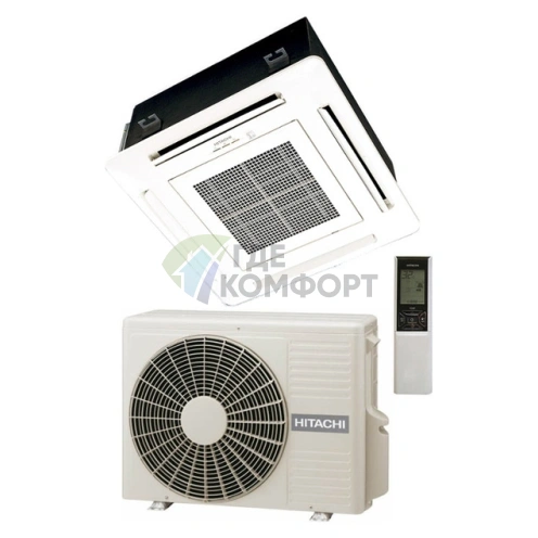 Кондиционер кассетный Hitachi RAC-50NPA/RAI-50RPA/RAI ECPP 5-2 кВт inv - фото 1