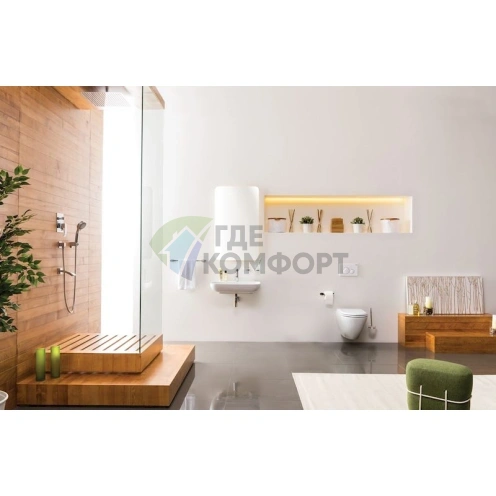 Кнопка смыва Creavit Spa GP7001.00 белая - фото 2