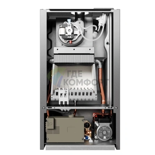 Настенный газовый котел E8 tempo GHA24W (стеклянная панель серый графит) - фото 9