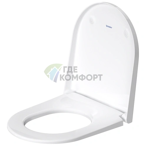 Сиденье для унитаза Duravit D-Neo быстросъемное с микролифтом, белое (21690000) - фото 1