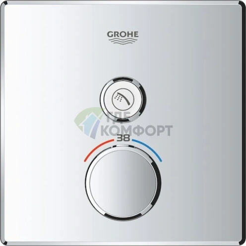 Цифровой термостат Grohe Grohtherm SmartControl для душа - фото 4