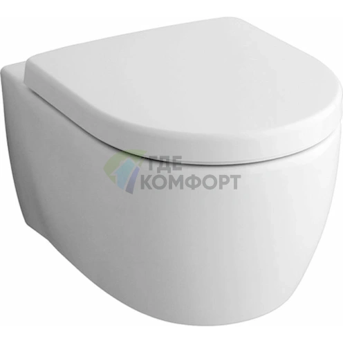 Подвесной унитаз Keramag iCon 204060 безободковый - фото 1
