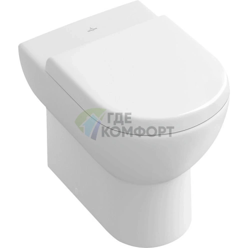 Приставной унитаз Villeroy-Boch Subway Plus 6607 10R1 цвета Alpin - фото 1