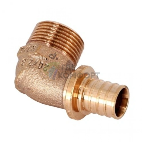 Уголок-переходник с наружной резьбой 20-R 3/4 RX+ REHAU (РЕХАУ - 14563491001) - фото 1