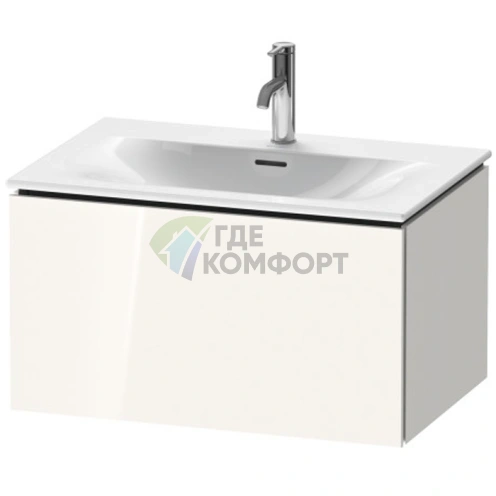 Тумба подвесная Duravit L-Cube White High Gloss 400x720x481 мм с выдвижным отделением (LC613602222) - фото 1