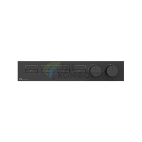 Термостат для душа Gessi Hi-Fi: подключение 4 источников, цвет Black Metal Brushed PVD (63016#707) - фото 1