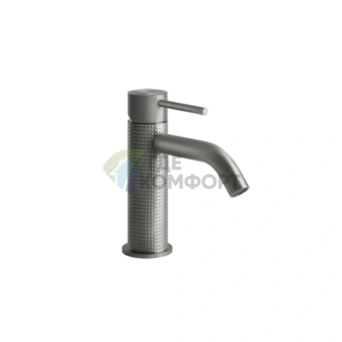Смеситель GESSI для раковины на 1 отверстие в цвете steel brushed (54402#239) - фото 1