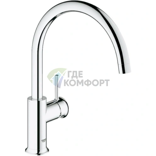 Смеситель для кухни Grohe BauClassic — немецкое качество и стиль - фото 1