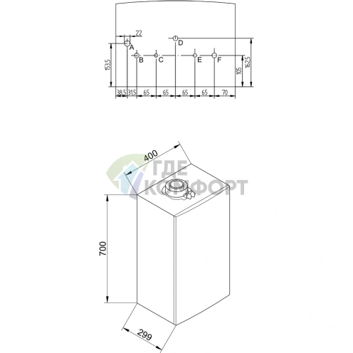 Газовый конденсационный настенный котел Baxi Duo-tec Compact 1.24 GA - фото 3