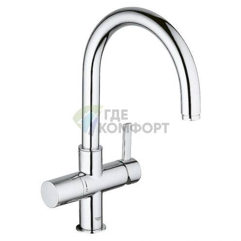 Смеситель Grohe Blue для кухни с подачей холодной, горячей и фильтрованной воды - фото 1