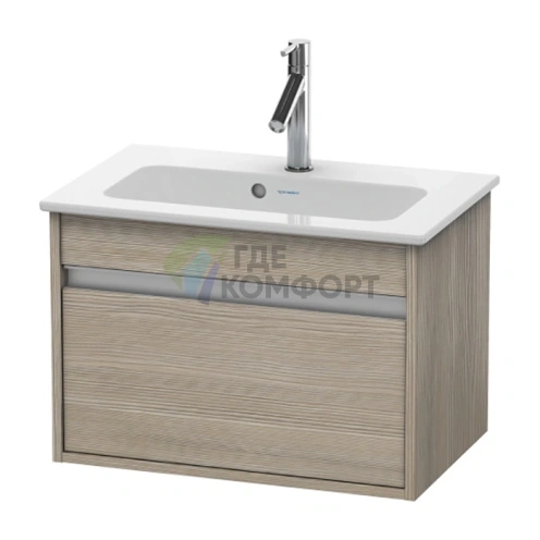 База под раковину Duravit Ketho с выдвижным ящиком, цвет Сосна серебристая, 410x600x385 (KT642203131) - фото 1