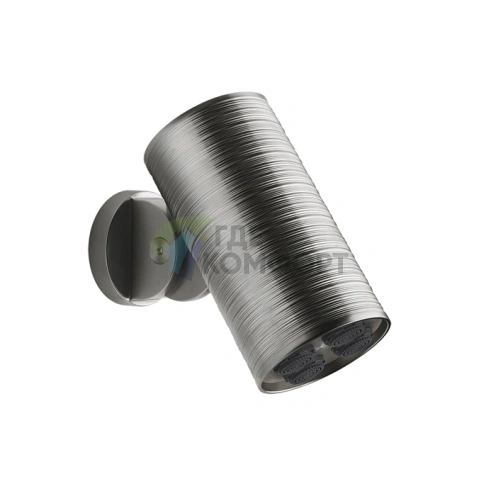 Верхний душ GESSI 316 TRAME 79 мм с настенным креплением и 4 струями, цвет Steel Brushed (57241#239) - фото 1
