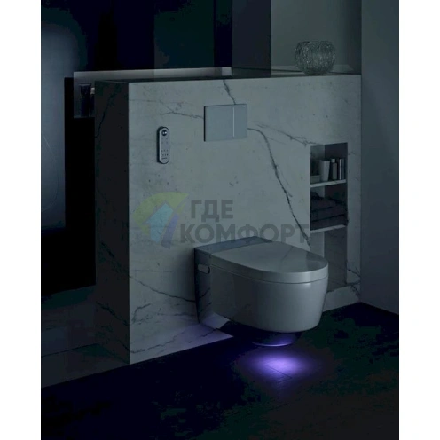 Подвесной унитаз Geberit AquaClean Mera Comfort 146.214.21.1 с системой устранения запахов - фото 5
