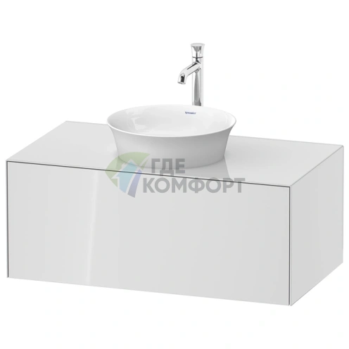 Подвесная тумбочка Duravit White Tulip: Элегантность и функциональность для вашей ванной (WT497608585) - фото 1