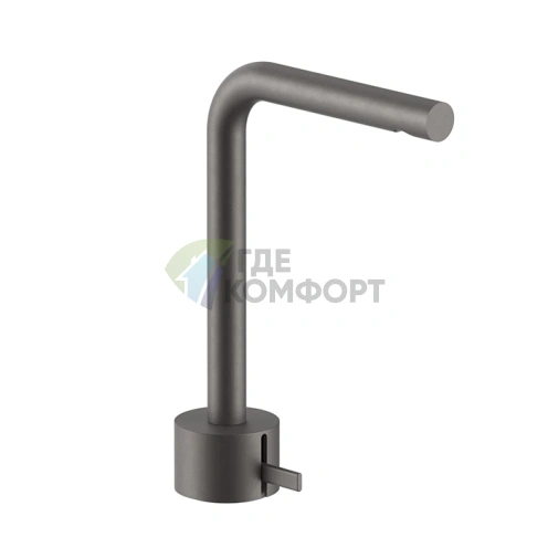 Смеситель для раковины Fantini AF/21 Matt Gun Metal: однорычажный, без донного клапана (27 P5 A506WF) - фото 1