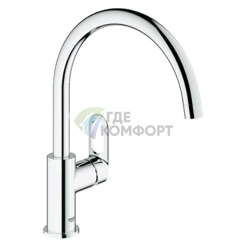 Смеситель Grohe BauLoop 31368000 для кухни - фото 1
