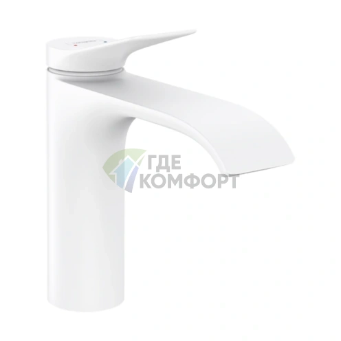 Смеситель для раковины Hansgrohe Vivenis матовый белый (75022700) - фото 1