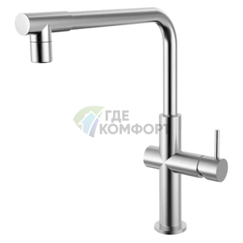 Смеситель Zorg Inox Cores для кухни из нержавеющей стали - фото 1