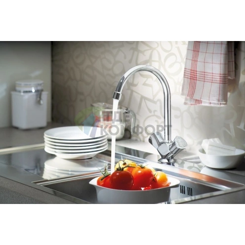 Смеситель Grohe Costa L 31831001 для кухни: однорычажный с выдвижной лейкой - фото 3