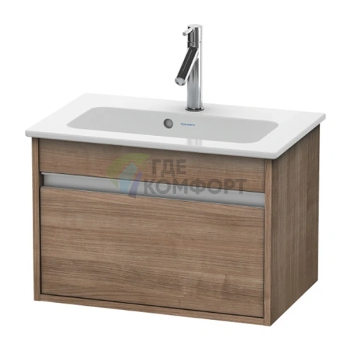 Тумба под раковину Duravit Ketho 410x600x385 с выдвижным ящиком, цвет Тичинская вишня (KT642207373) - фото 1