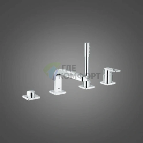 Смеситель Grohe Quadra 19579000 для установки на борт ванны - фото 4