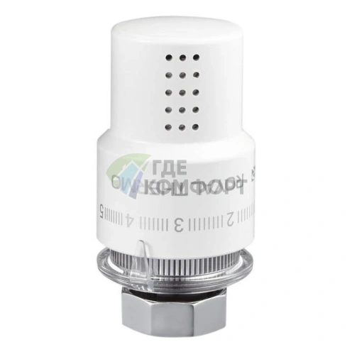 Термоголовка жидкостная Royal Thermo Design M30x1,5 белый, RTO 07.0009, НС-1443124 - фото 1