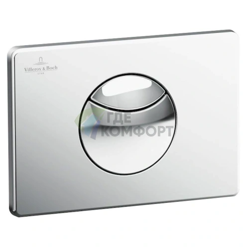 Кнопка смыва Villeroy & Boch Viconnect 9224 85 61, хром - фото 1