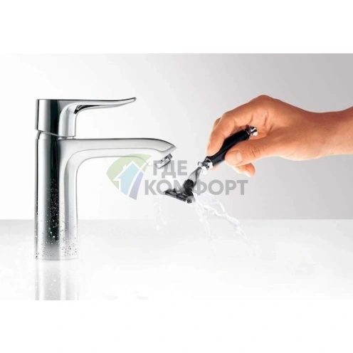 Смеситель для раковины Hansgrohe Metris 31084000 - фото 3