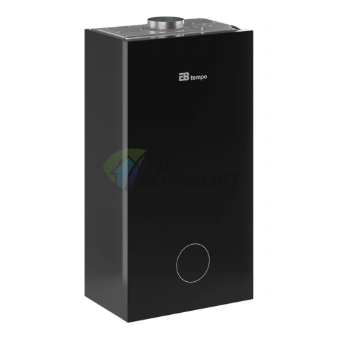 Настенный газовый котел E8 tempo GHC24V (черная стеклянная панель) - фото 2