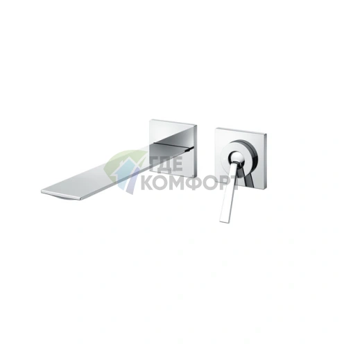 Смеситель для раковины TOTO NEOREST встраиваемый, латунь, хром 170x255x115 мм (TLP02310R) - фото 1