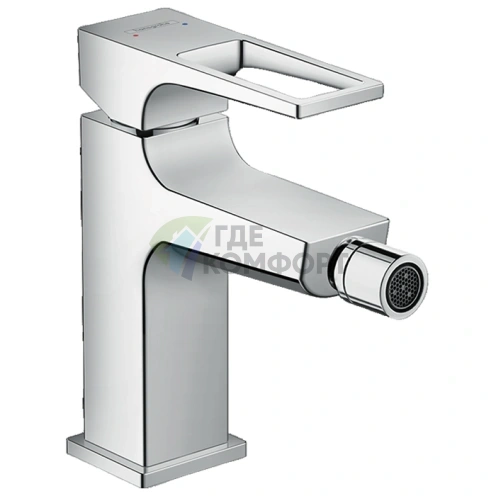 Смеситель для биде Hansgrohe Metropol с донным клапаном Push-Open, хром (74520000) - фото 1