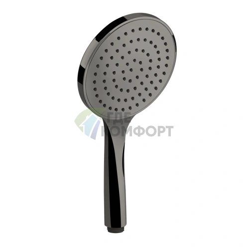 Душевая лейка Gessi Rettangolo с защитой от известкового налета, цвет Black Metal Brushed PVD (14370#707) - фото 1
