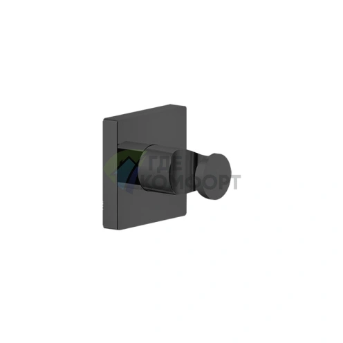 Неподвижный держатель для душевой лейки GESSI Rilievo Nero XL (59157#299) - фото 1