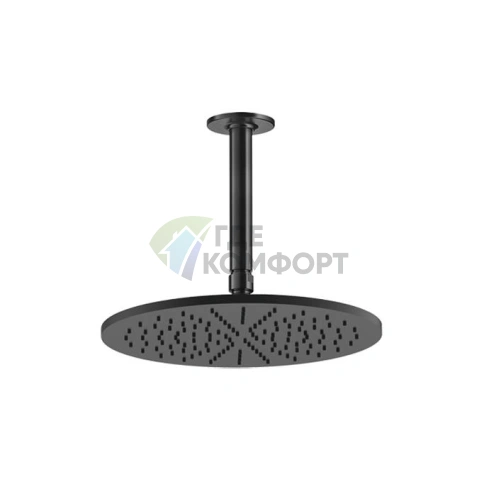 Потолочная душевая головка GESSI INCISO шарнирная, 300 мм, цвет Black XL (58252#299) - фото 1