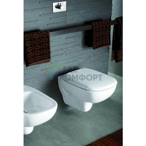 Подвесной унитаз IFO Sjoss Rimfree RP313200500 без ободка — современный дизайн и гигиеничность - фото 6